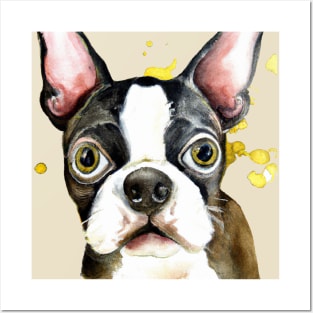 Boston Terrier Pop Art - Dog Lover Gifts Posters and Art